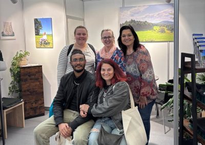 Gruppenfoto am CONFORM-Stand